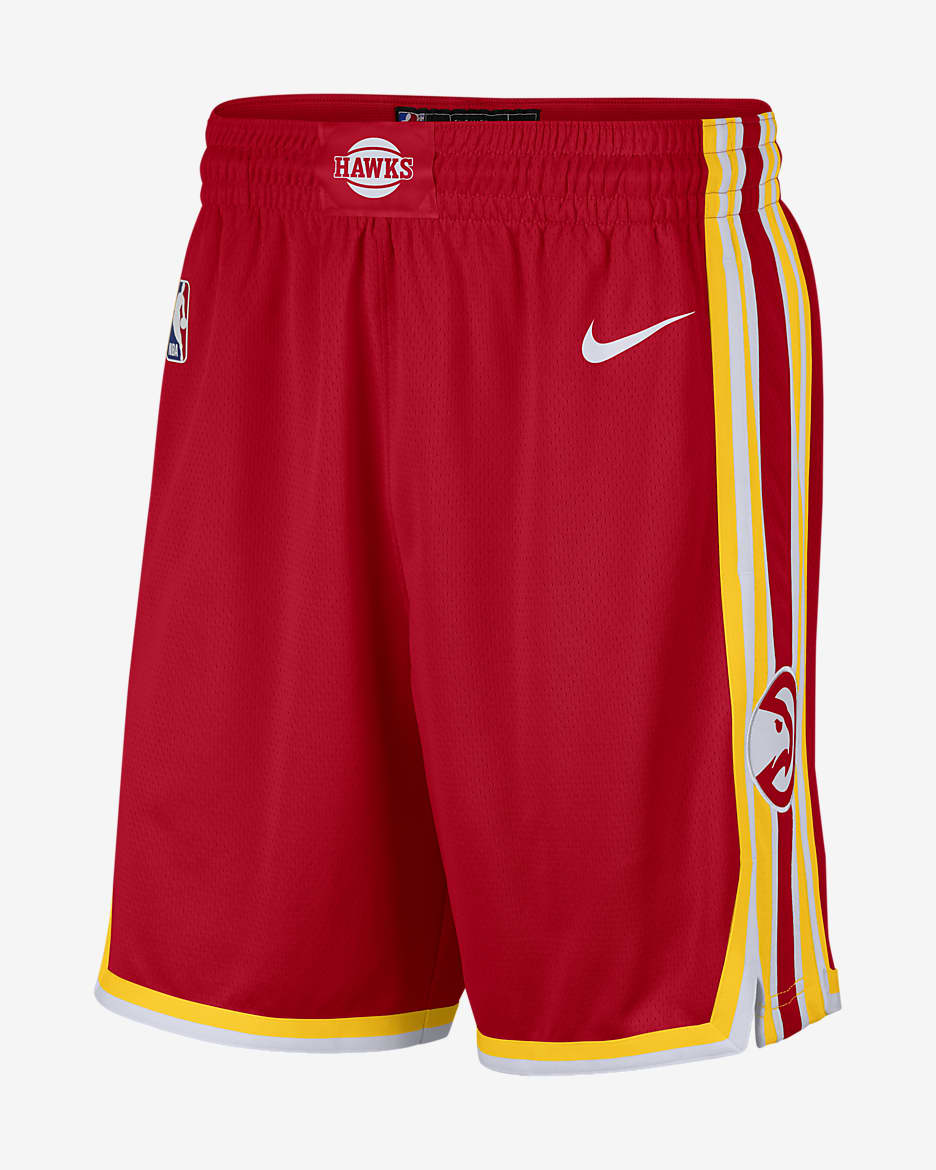 Hawks Icon Edition 2020 Men s Nike NBA Swingman Shorts. Nike